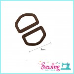 RING - D SHAPE-PLASTIC-30MM SUN16